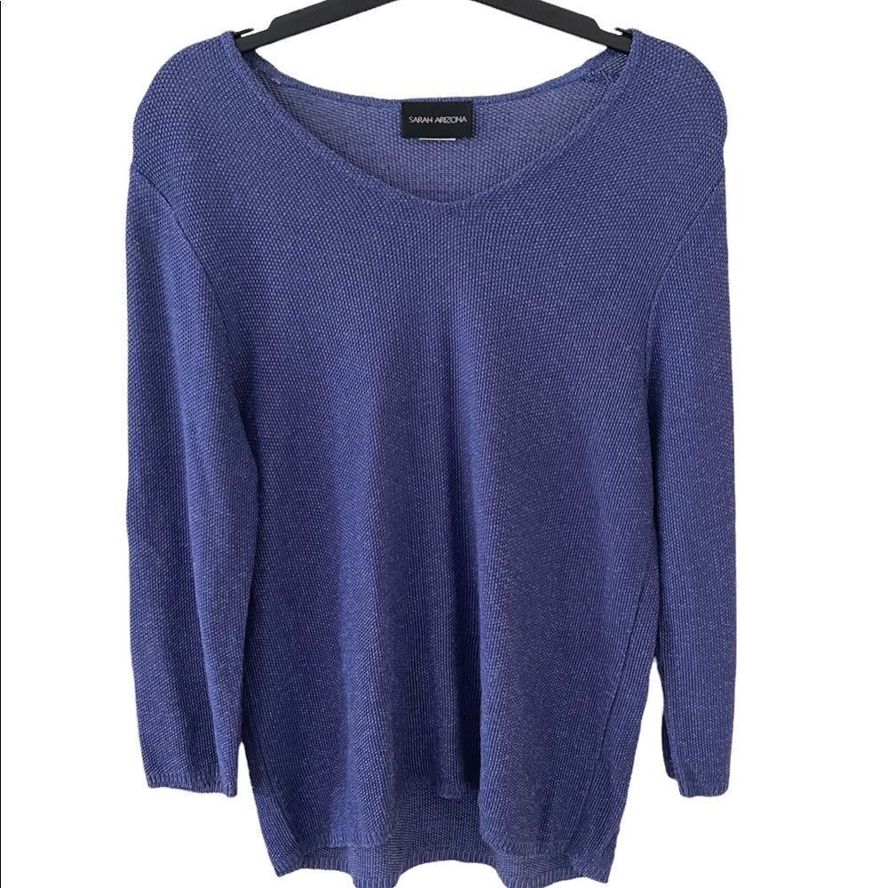 VTG Summer Sweater Lightweight Purple 90's Medium Sarah Arizona